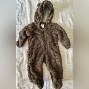 Carter's Brown Fleece Bear One Piece